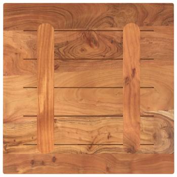 Tischplatte 40x40x2,5 cm Quadratisch Massivholz Akazie