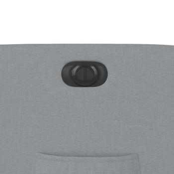 Relaxsessel Elektrisch Hellgrau Stoff