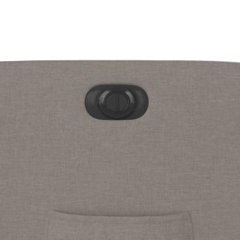 Relaxsessel Elektrisch Taupe Stoff