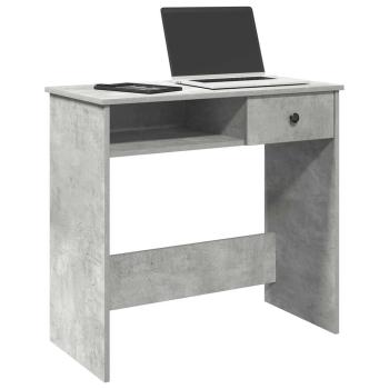 ARDEBO.de - Schreibtisch Betongrau 80x40x75 cm Holzwerkstoff