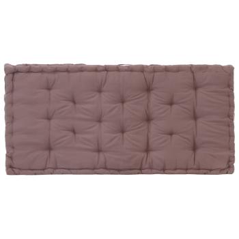 Palettenauflagen 2 Stk. Baumwolle Taupe