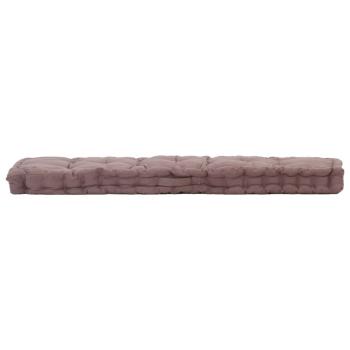 Palettenauflagen 2 Stk. Baumwolle Taupe