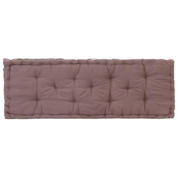 Palettenauflagen 2 Stk. Baumwolle Taupe