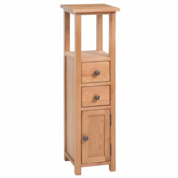 ARDEBO.de - Eckschrank 26x26x94 cm Massivholz Eiche