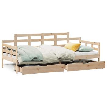 ARDEBO.de - Tagesbett mit Schubladen 90x190 cm Massivholz Kiefer