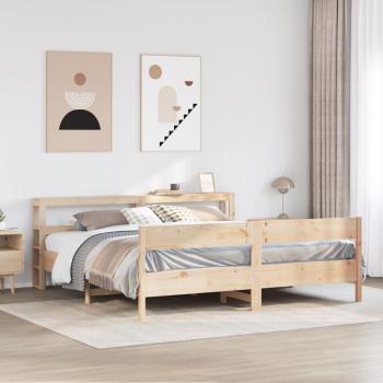 ARDEBO.de - Massivholzbett ohne Matratze 180x200 Kiefernholz