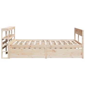 Massivholzbett ohne Matratze 140x200 cm Kiefernholz