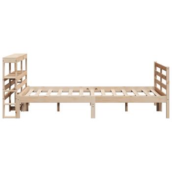 Massivholzbett ohne Matratze 140x200 cm Kiefernholz