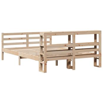 Massivholzbett ohne Matratze 140x200 cm Kiefernholz