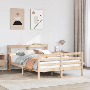 ARDEBO.de - Bettgestell mit Kopfteil ohne Matratze 140x190 cm