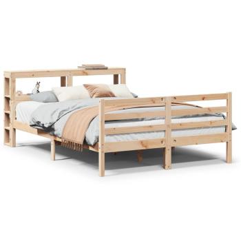 Bettgestell mit Kopfteil ohne Matratze 140x190 cm