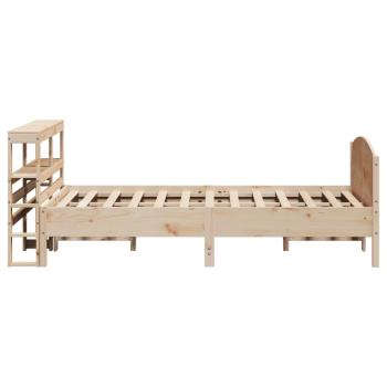 Massivholzbett ohne Matratze 120x200 cm Kiefernholz