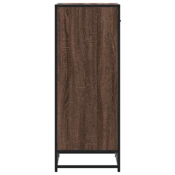 Schuhregal Braun Eichen-Optik 48x38x97,5 cm Holzwerkstoff