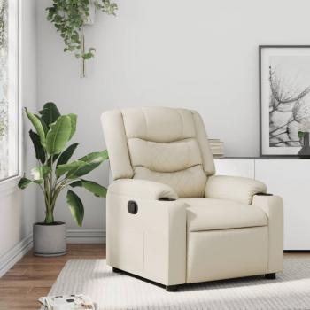 ARDEBO.de - Relaxsessel Creme Kunstleder