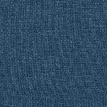 Boxspringbett mit Matratze Blau 140x200 cm Stoff