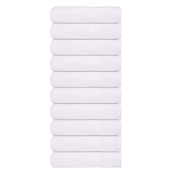 ARDEBO.de - Handtücher 10 Stk. Weiß 50x100 cm 360 g/m² 100% Baumwolle