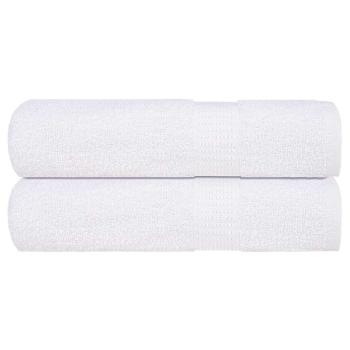 ARDEBO.de - Duschtücher 2 Stk. Weiß 70x140 cm 360 g/m² 100% Baumwolle