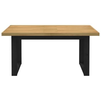 Esstisch NOAIN U-Form-Beine 160x90x75 cm Massivholz Kiefer