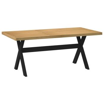 ARDEBO.de - Esstisch NOAIN X-Form-Beine 180x90x75 cm Massivholz Kiefer