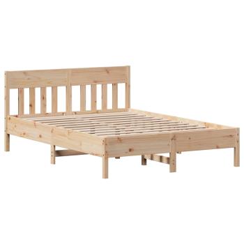 ARDEBO.de - Massivholzbett ohne Matratze 120x200 cm Kiefernholz