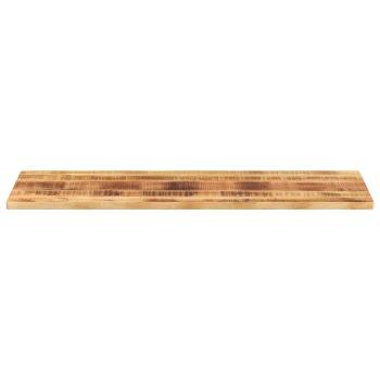 ARDEBO.de - Tischplatte 160x50x3,8 cm Rechteckig Raues Massivholz Mango