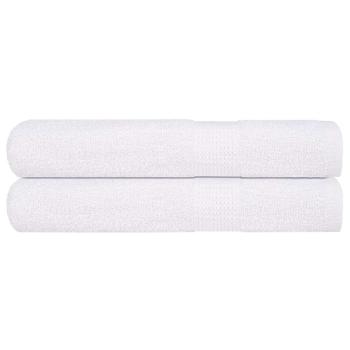 ARDEBO.de - Saunatücher 2 Stk. Weiß 80x200 cm 360 g/m² 100% Baumwolle