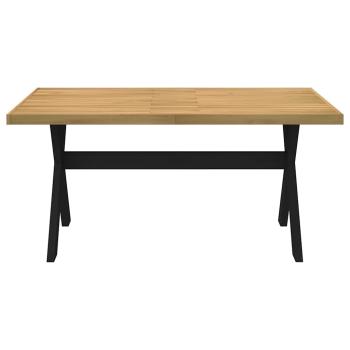 Esstisch NOAIN X-Form-Beine 160x90x75 cm Massivholz Kiefer