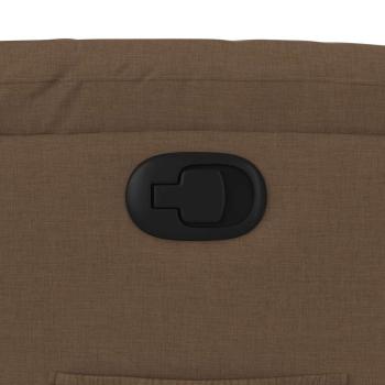 Relaxsessel Braun Stoff