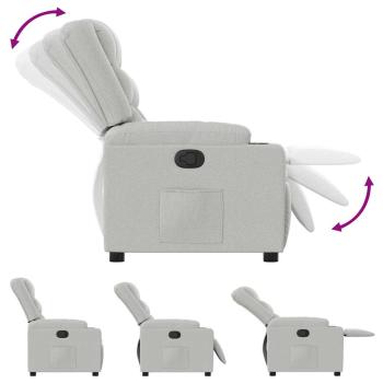 Relaxsessel Wolkengrau Stoff