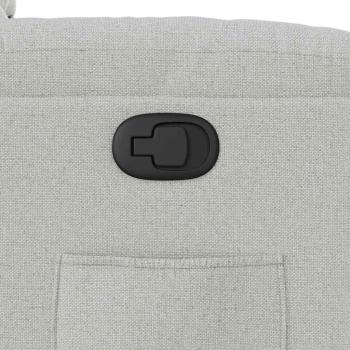 Relaxsessel Wolkengrau Stoff