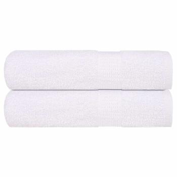ARDEBO.de - Badetücher 2 Stk. Weiß 100x150 cm 360 g/m² 100% Baumwolle
