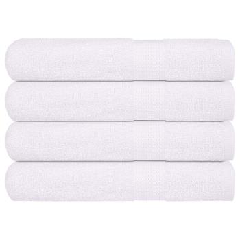 ARDEBO.de - Saunatücher 4 Stk. Weiß 80x200 cm 360 g/m² 100% Baumwolle