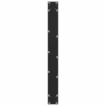 Couchtischbeine Schwarz 2 Stk. 70x(72-73) cm Stahl