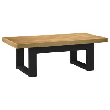ARDEBO.de - Couchtisch NOAIN U-förmige Beine 120x60x40 cm Massivholz Kiefer
