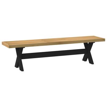 ARDEBO.de - Esszimmerbank NOAIN X-Form-Beine 180x40x45 cm Massivholz Kiefer