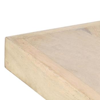 Esstisch 180 x 90 x 76 cm Massives Gebleichtes Mangoholz
