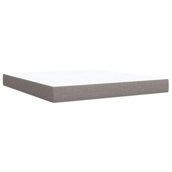 ARDEBO.de - Boxspringbett mit Matratze Taupe 180x200 cm Stoff