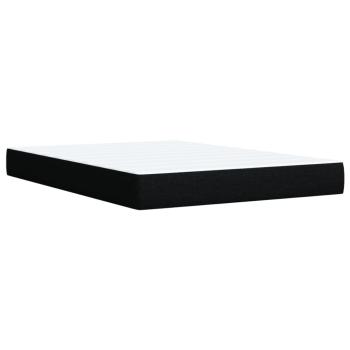 ARDEBO.de - Boxspringbett mit Matratze Schwarz 160x200 cm Stoff