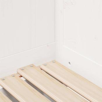 Tagesbett Ausziehbar mit Schubladen ohne Matratze Weiß 90x190cm