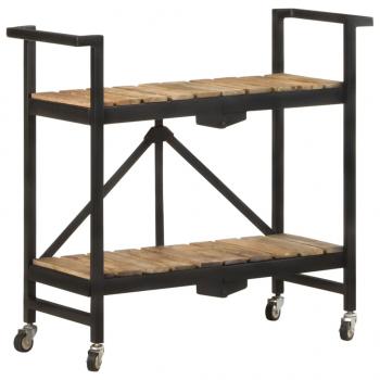 Küchenwagen 87x36x81 cm Mango Massivholz