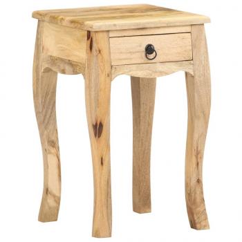 ARDEBO.de - Nachttisch 28x28x46 cm Massivholz Mango
