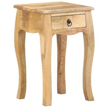 Nachttisch 28x28x46 cm Massivholz Mango