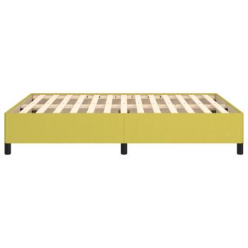 Bettgestell ohne Matratze Grün 140x190 cm Stoff