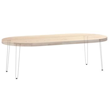 Haarnadelbeine 4 Stk. Weiß 72 cm Massivstahl