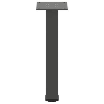 Couchtischbeine 4 Stk. Anthrazit 30-32 cm Stahl