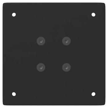 Couchtischbeine 4 Stk. Schwarz 30 cm Stahl
