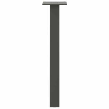 Couchtischbeine 4 Stk. Anthrazit 30 cm Stahl