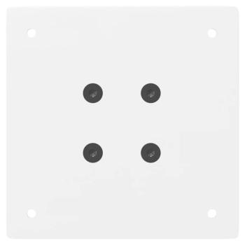 Couchtischbeine 4 Stk. Weiß 42 cm Stahl