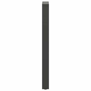 Bartischbeine Anthrazit 2 Stk. 40x(100-101) cm Stahl