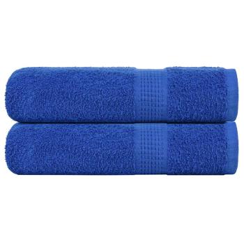 ARDEBO.de - Badetücher 2 Stk. Blau 100x150 cm 360 g/m² 100% Baumwolle